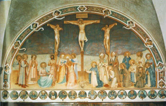 Fra Angelico Crucifixion and Saints